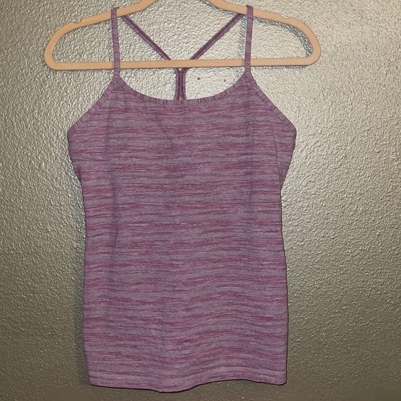lululemon athletica Tops - LULULEMON Power Y Tank with Padding Sz 10